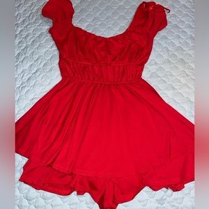 Windsor Red Romper/ size S /